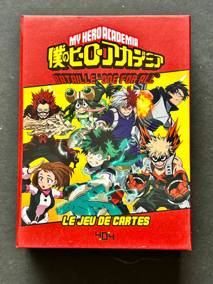 My Hero Academia : Bataille One For All ! Le Jeu de cartes