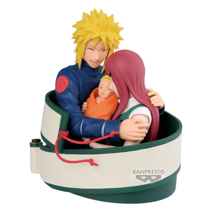 NARUTO 72 SERIES - Minato, Naruto & Kushina - Figurine 13cm