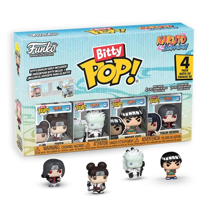 NARUTO SHIPPUDEN - Bitty Pop 4 Pack 2.5cm - Battles