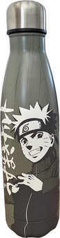 Naruto - Lachende Naruto Geïsoleerde Metalen Waterfles 500ml