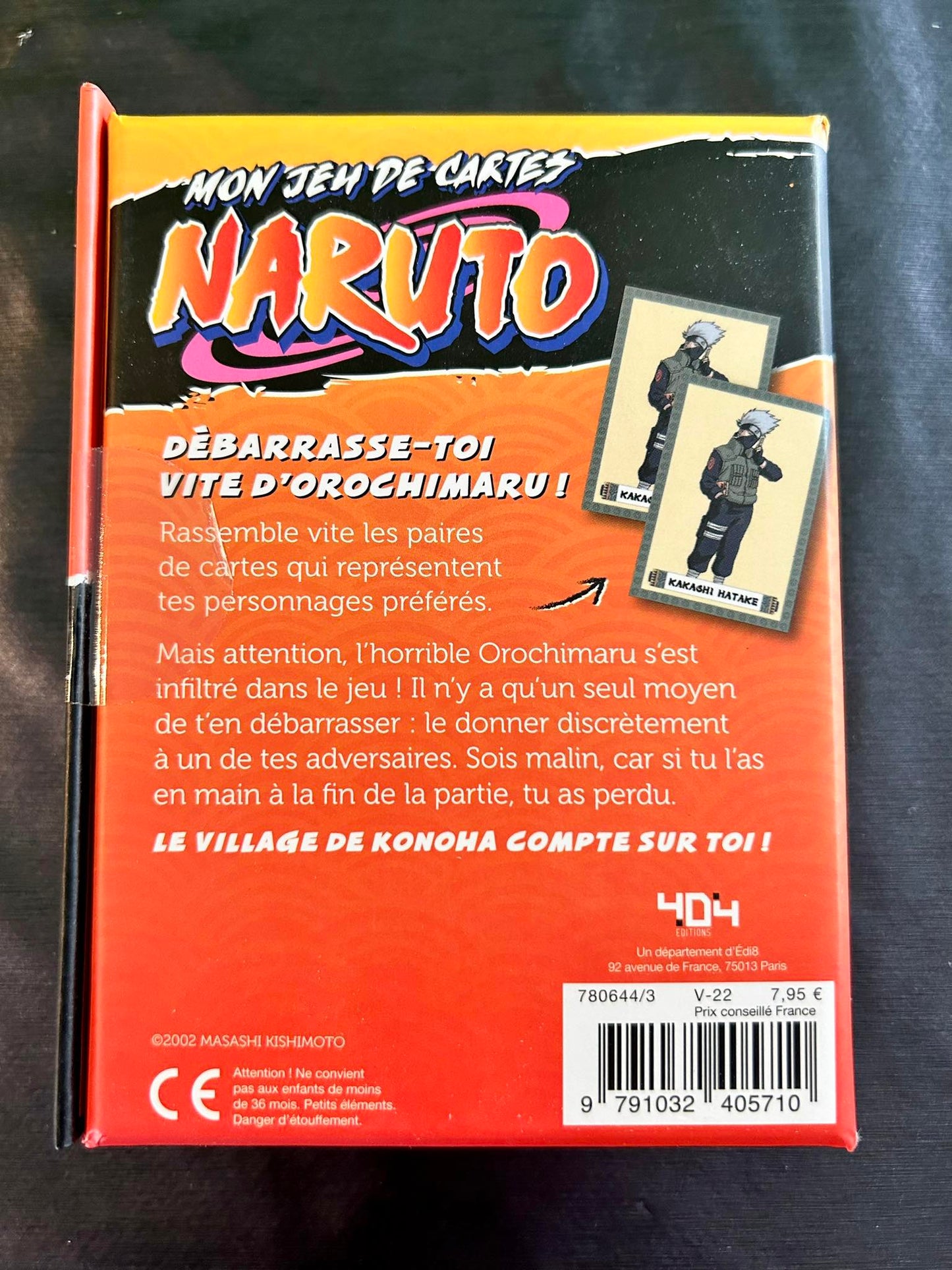 Naruto - Mon jeu de cartes - Jeu de société - Dès 6 ans