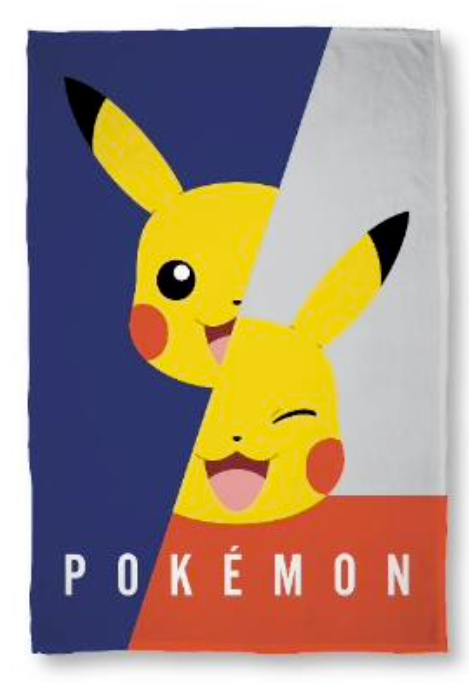 Nintendo - Pokémon - Pikachu Fleece Throw 100 x 140cm