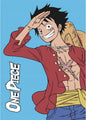 ONE PIECE - COUVERTURE EN POLAIRE MONKEY D. LUFFY (100X140CM)