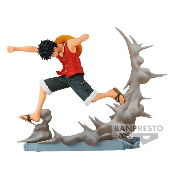 ONE PIECE - SENKOZEKKEI - MONKEY D. LUFFY STATUE 8CM