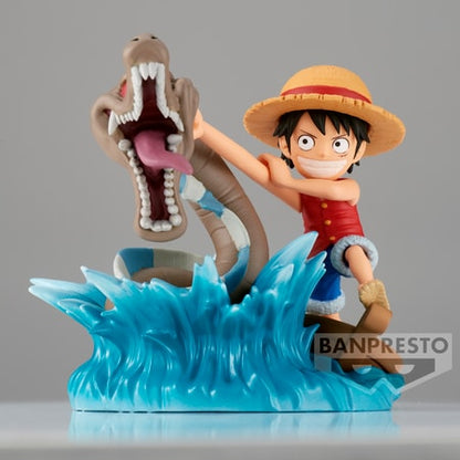 ONE PIECE WCF - LOG STORIES - MONKEY D. LUFFY VS LOCAL SEA MONSTER 7CM