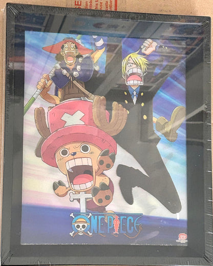 One Piece - Straw hat pirates assault - 3D lenticular poster - 26 x 20 cm