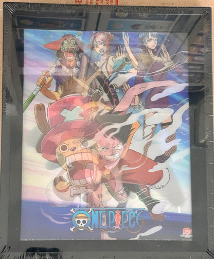 One Piece - Straw hat pirates assault - 3D lenticular poster - 26 x 20 cm