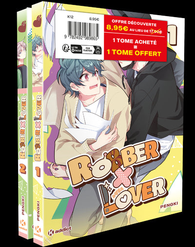 PACK (2 WEBTOONS DONT 1 OFFERT) - ROBBER X LOVER 1 & 2