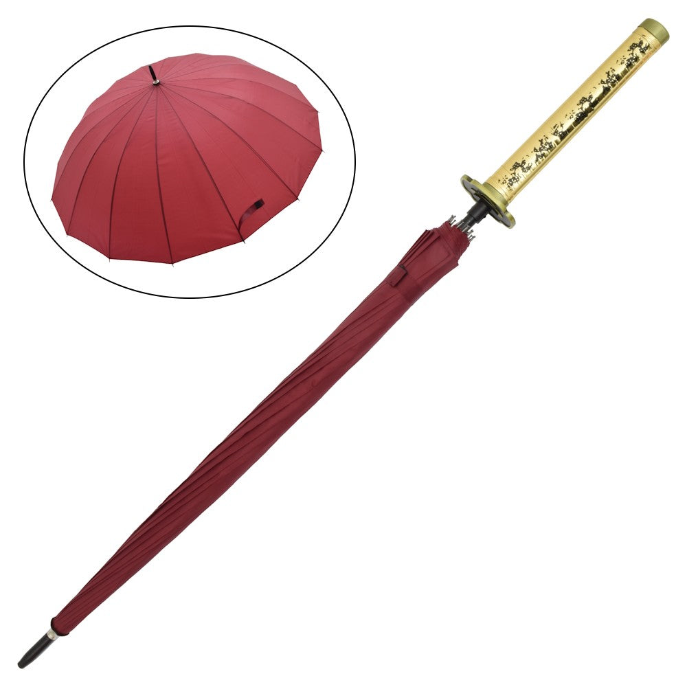 PARAPLUIE AVEC POIGNÉE DE STYLE KATANA DE TSUGIKUNI YORIICHI DEMON SLAYER - KIMETSU NO YAIBA