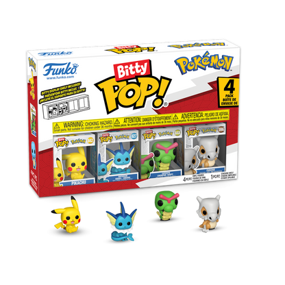 POKEMON - Bitty Pop 4 Pack 2.5cm - Pikachu