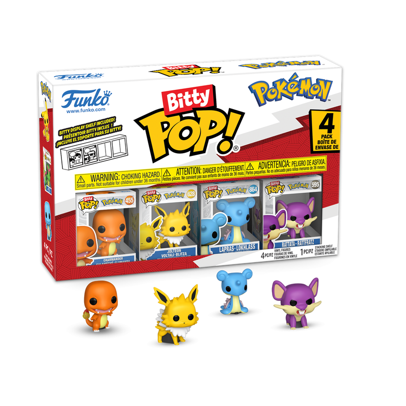POKEMON - Bitty Pop 4 Pack 2.5cm - Salamèche