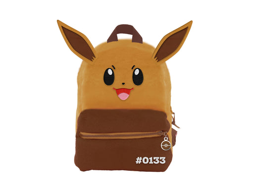 POKEMON - Evoli - Sac à Dos Fluffy '30x23x12cm'