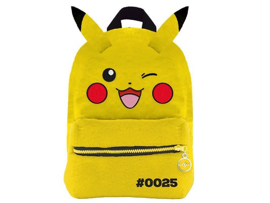 POKEMON - Pikachu - Sac à Dos Fluffy '30x23x12cm'