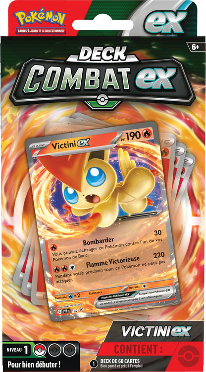 POKÉMON JCC - DECK COMBAT MIRAIDON-EX OU VICTINI-EX (1X DECK ALÉATOIRE)