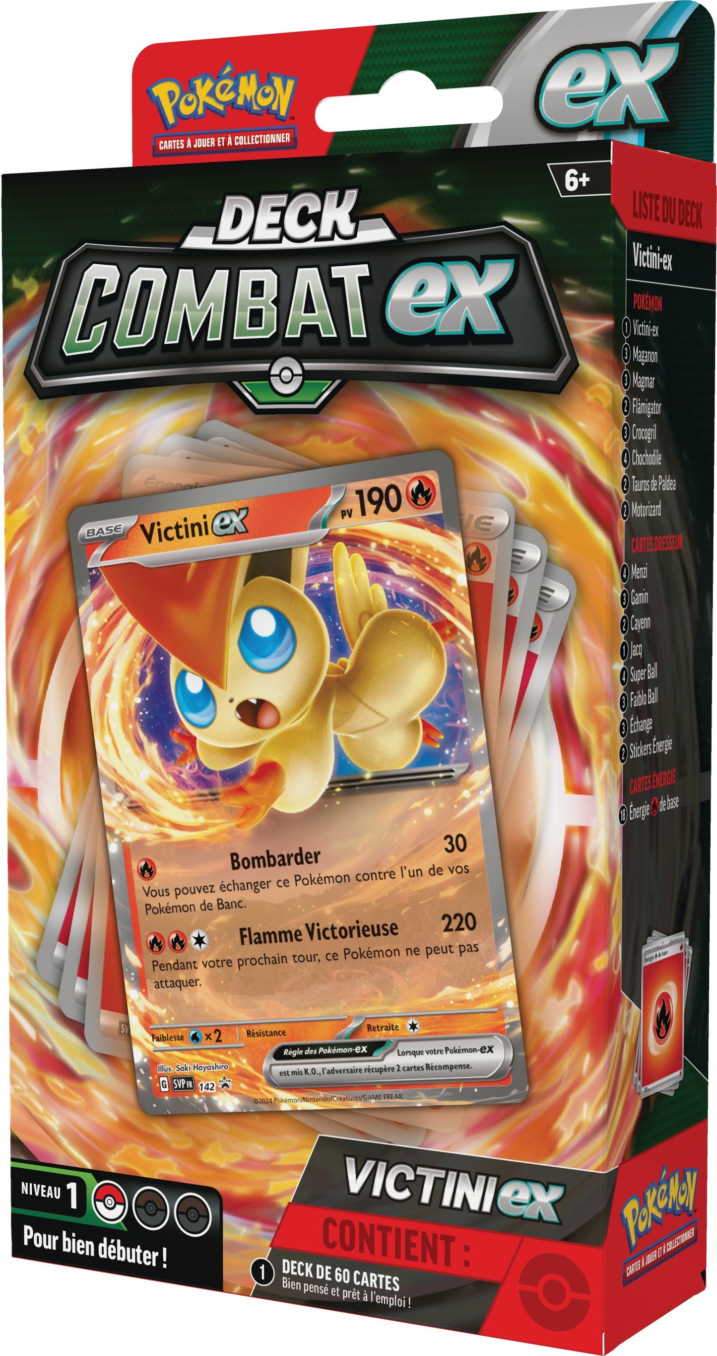 POKÉMON JCC - DECK COMBAT MIRAIDON-EX OU VICTINI-EX (1X DECK ALÉATOIRE)