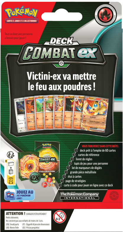 POKÉMON JCC - DECK COMBAT MIRAIDON-EX OU VICTINI-EX (1X DECK ALÉATOIRE)