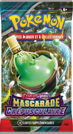 POKÉMON JCC - ÉCARLATE ET VIOLET - PACK DE BOOSTER MASCARADE CRÉPUSCULAIRE (DISPLAY X36)