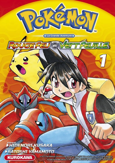 POKEMON ROUGE FEU ET VERT FEUILLE/EMERAUDE - TOME 1