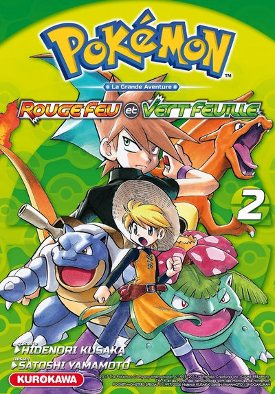 POKEMON ROUGE FEU ET VERT FEUILLE/EMERAUDE - TOME 2