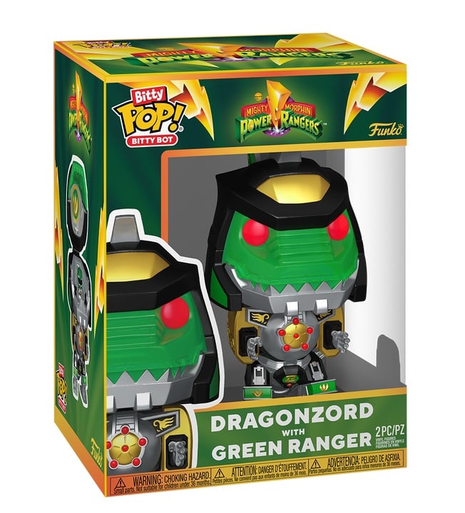 POWER RANGERS - Bitty Bots - Dragon Zord avec Ranger vert