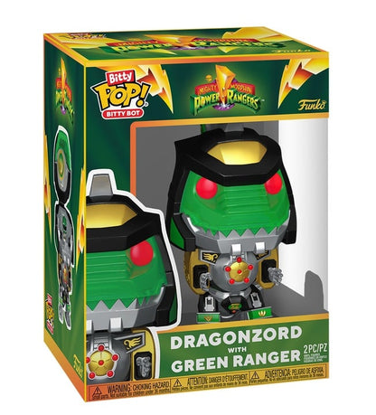 POWER RANGERS - Bitty Bots - Dragon Zord avec Ranger vert