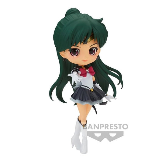 PRETTY GUARDIAN SAILOR MOON COSMOS THE MOVIE Q POSKET - ETERNAL SAILOR PLUTO (VER.A) STATUE 14CM