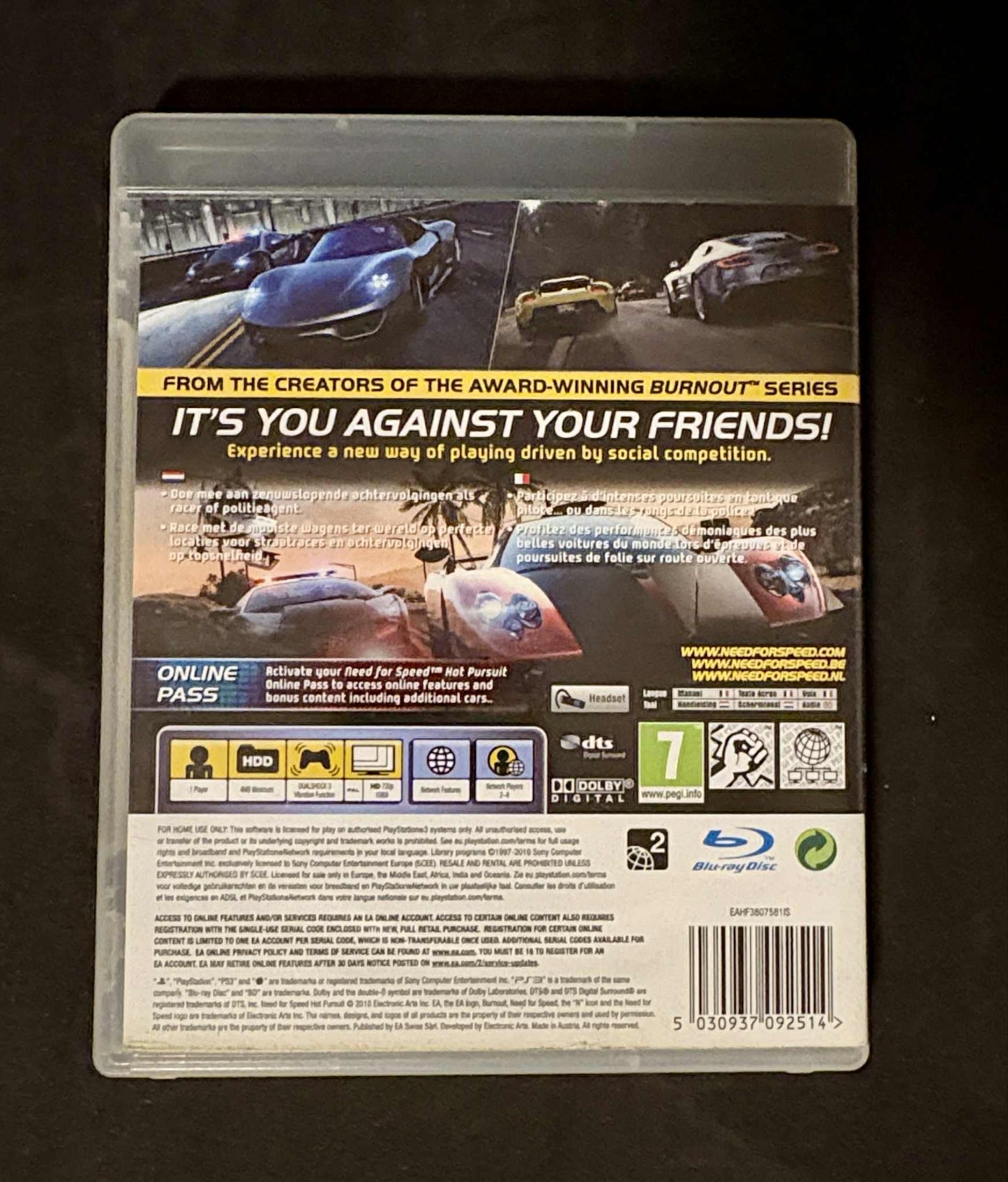 PS3 > Need for Speed : Hot Pursuit