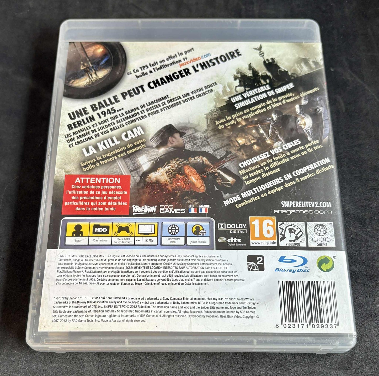 PS3 > Sniper Elite V2