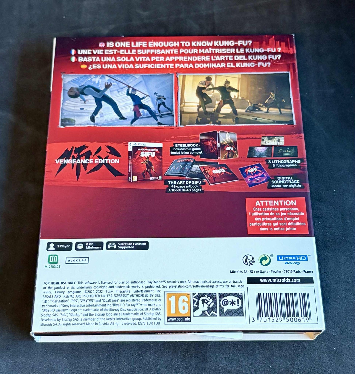 PS5 > SIFU VENGEANCE EDITION