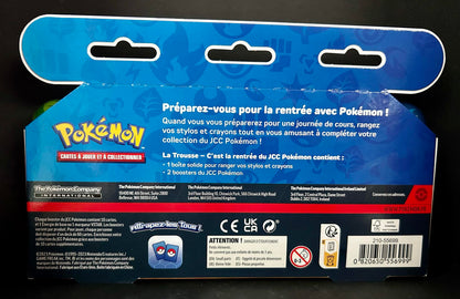 Pokémon JCC : Boîte à crayons Rentrée des classes + 2 boosters