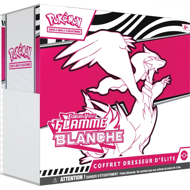 Pokémon JCC – Coffret Dresseur d'Élite Écarlate & Violet – Flamme Blanche (EV10.5) – FR