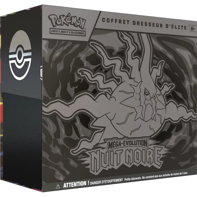 Pokémon JCC – Coffret Dresseur d'Élite Méga-Évolution : Nuit Noire (ME05) – FR