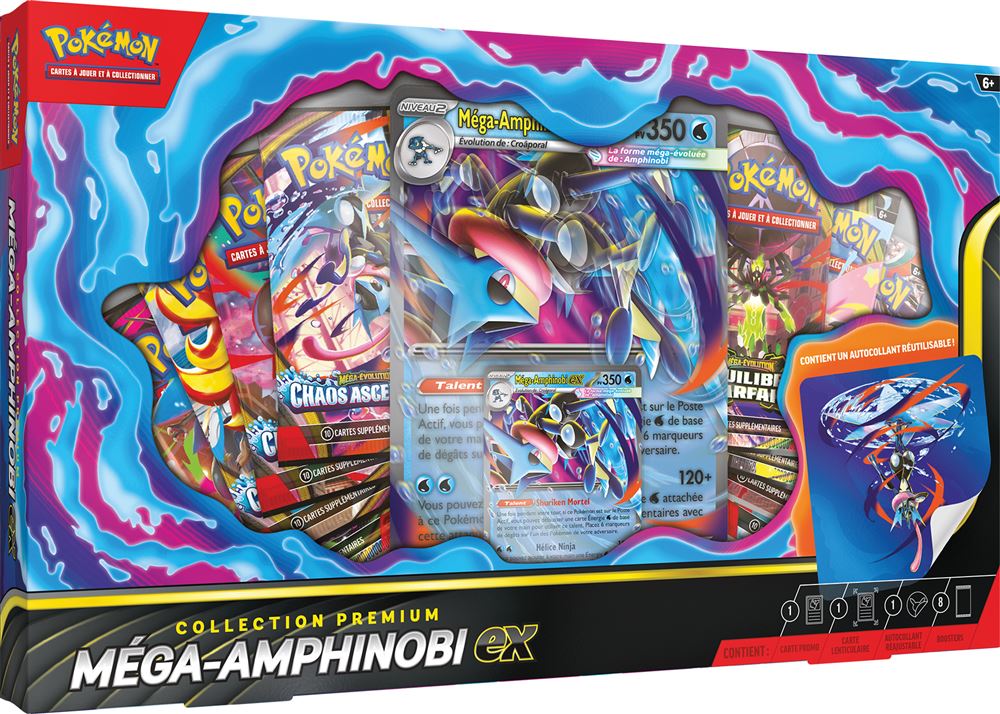 Pokémon JCC – Coffret Premium Méga-Amphinobi-ex – FR