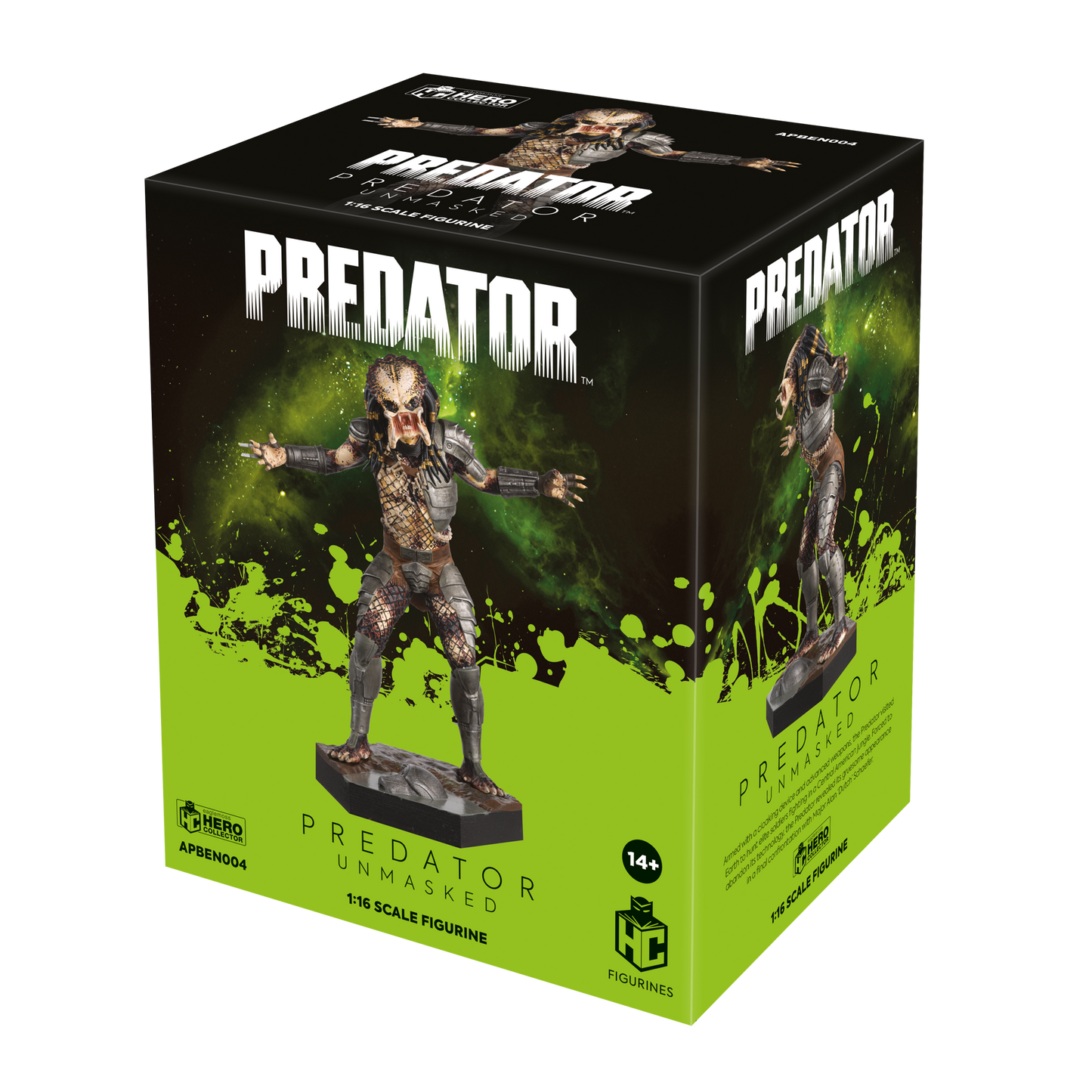 Predator - Predator Figure Without Mask Edition Box Display 15 cm