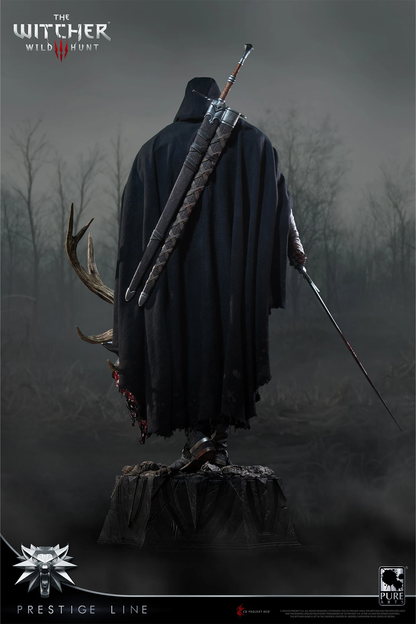 PureArts - 1:2 Scale Statues - Prestige Line - The Witcher 3 - Wild Hunt - Geralt de Riv Statue 110cm