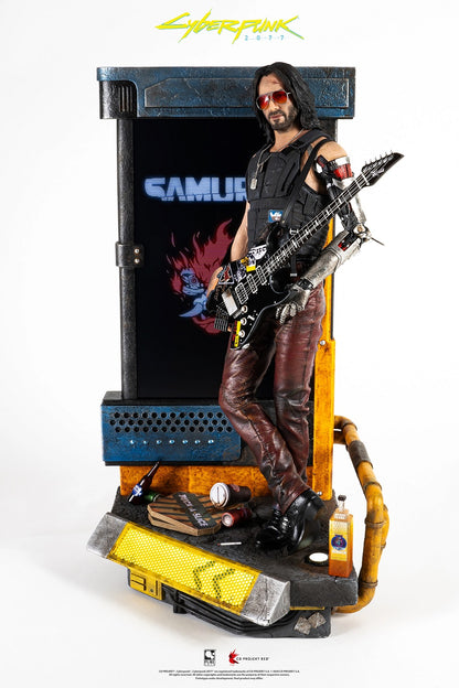 PureArts - 1:4 Scale EXCLUSIVE Statues - Cyberpunk 2077 - Johnny Silverhand Statue 53cm