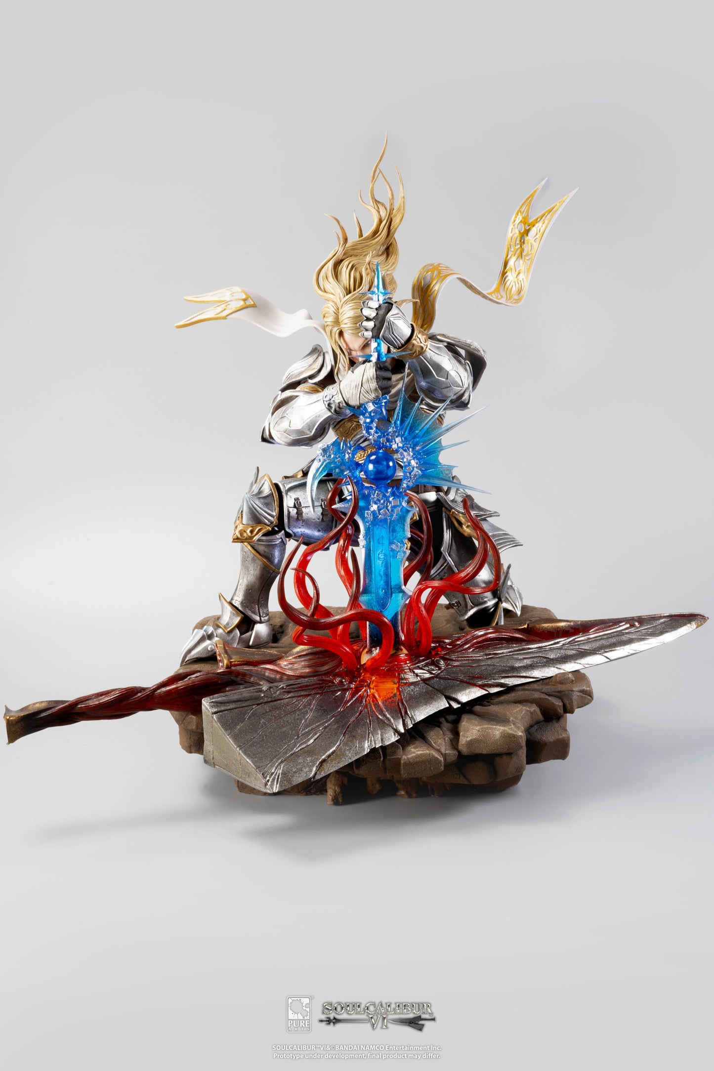 PureArts - 1:4 Scale REGULAR Statues - Soul Calibur - Soul Embrace Siegfried Statue 62cm