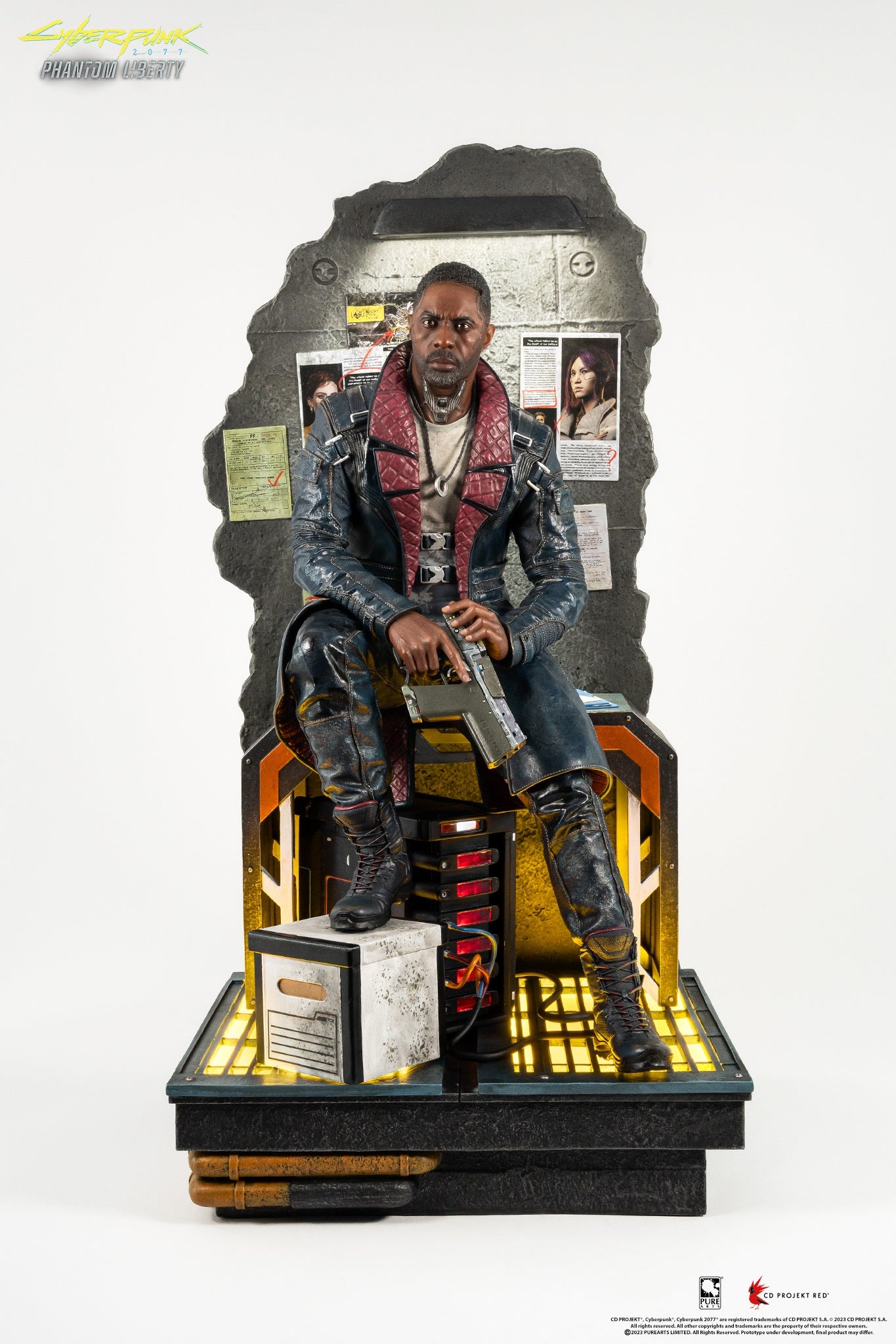 PureArts - 1:4 Scale Statues - Cyberpunk 2077 Phantom Liberty - Solomon Reed Statue 55cm