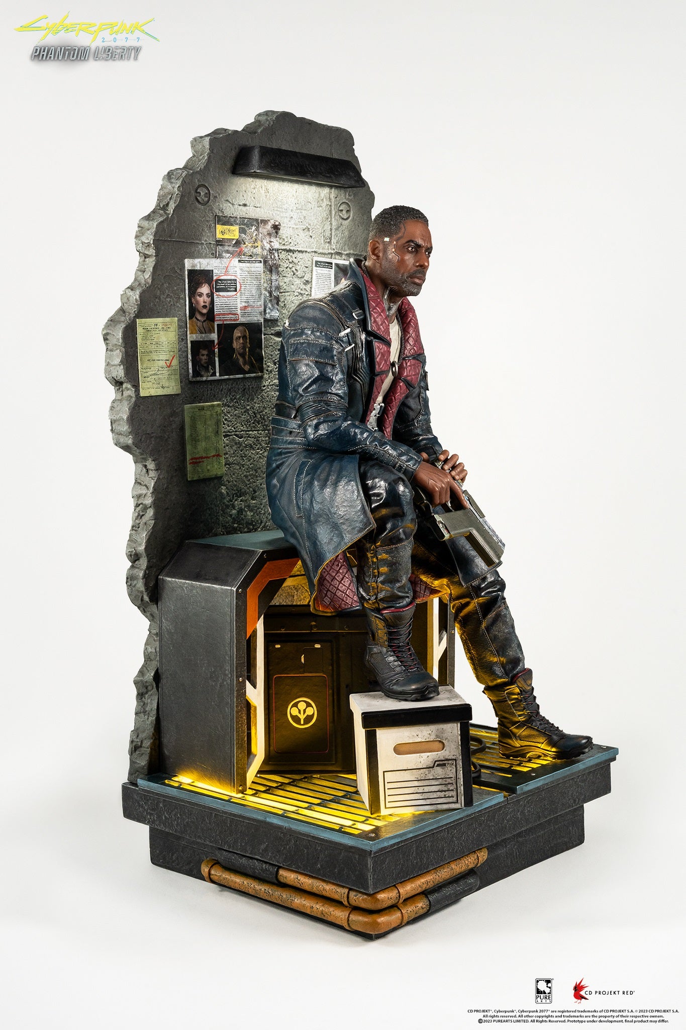 PureArts - 1:4 Scale Statues - Cyberpunk 2077 Phantom Liberty - Solomon Reed Statue 55cm