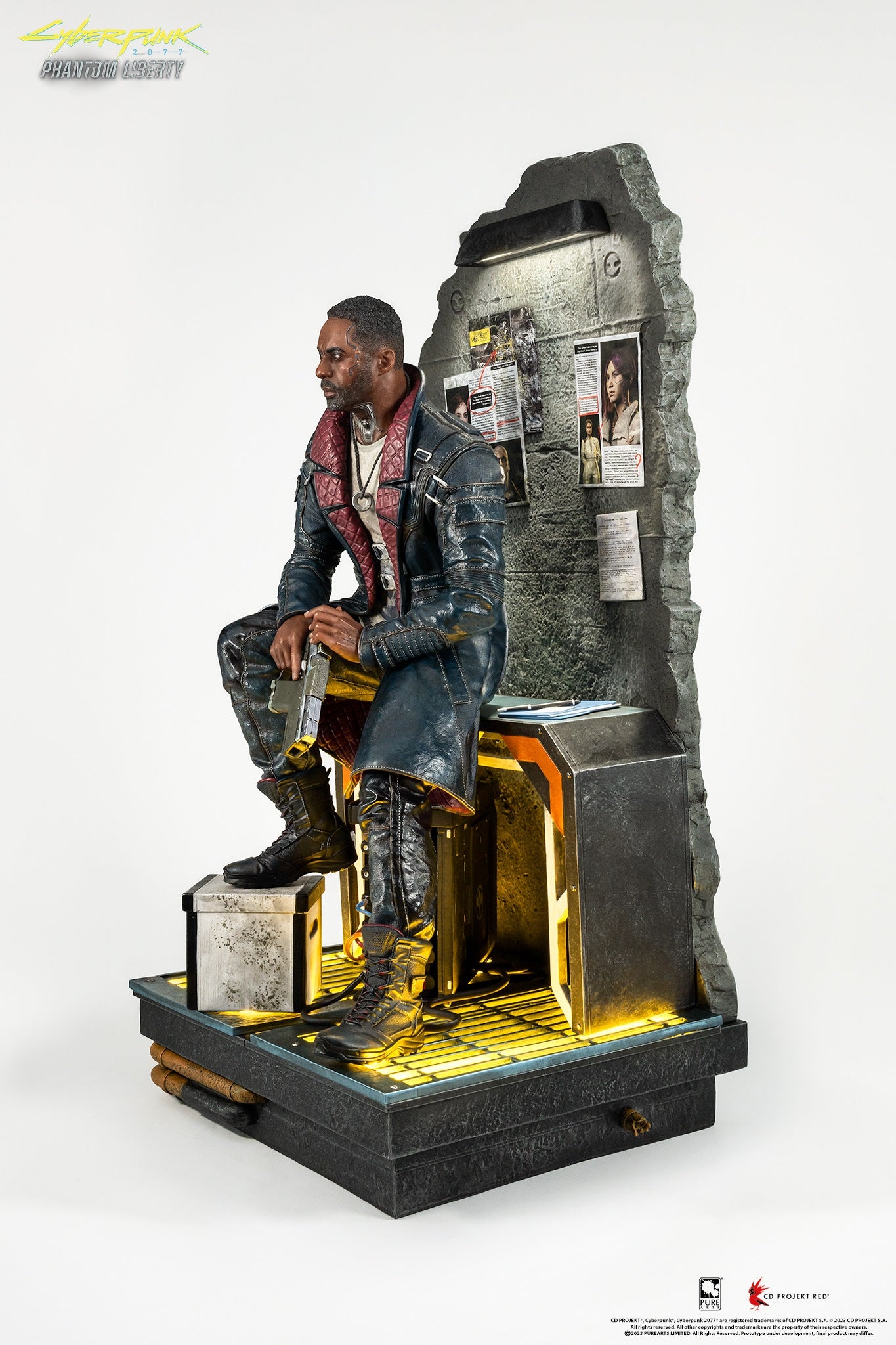 PureArts - 1:4 Scale Statues - Cyberpunk 2077 Phantom Liberty - Solomon Reed Statue 55cm