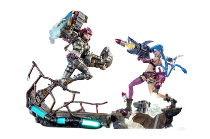 PureArts - 1:6 Scale Statues - League Of Legends - Jinx et Vi Statue 40cm