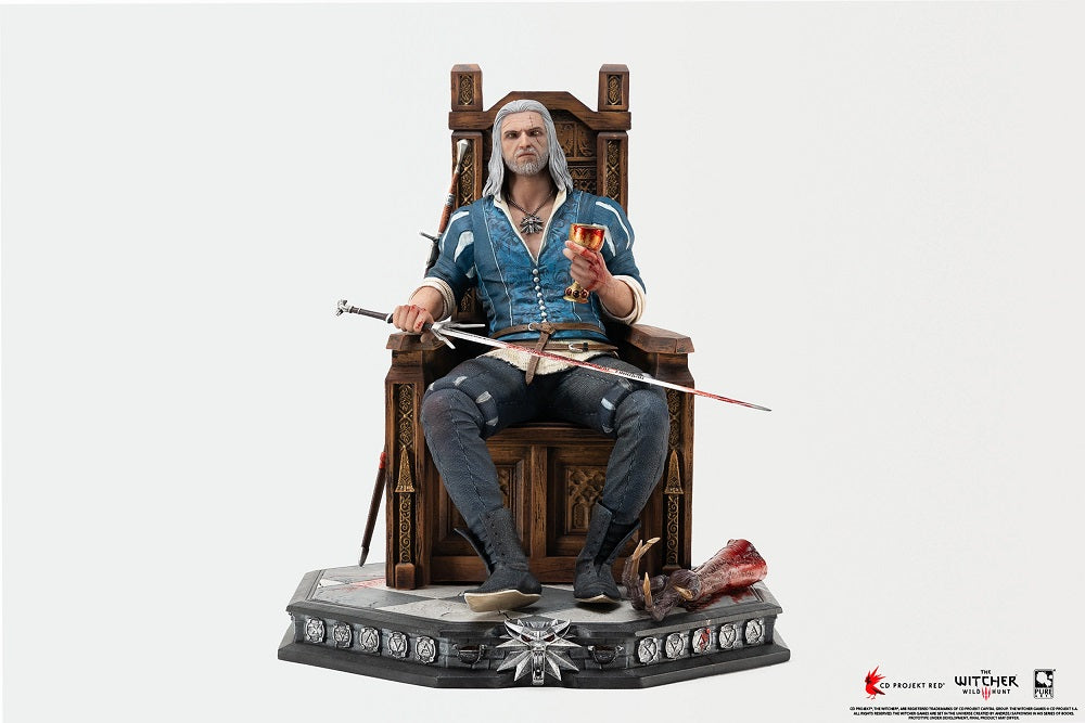 PureArts - 1:6 Scale Statues - The Witcher 3 - Wild Hunt - Geralt Statue 29cm