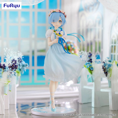RE ZERO - Rem "Bridesmaid" - Statuette Trio-Try-It 21cm