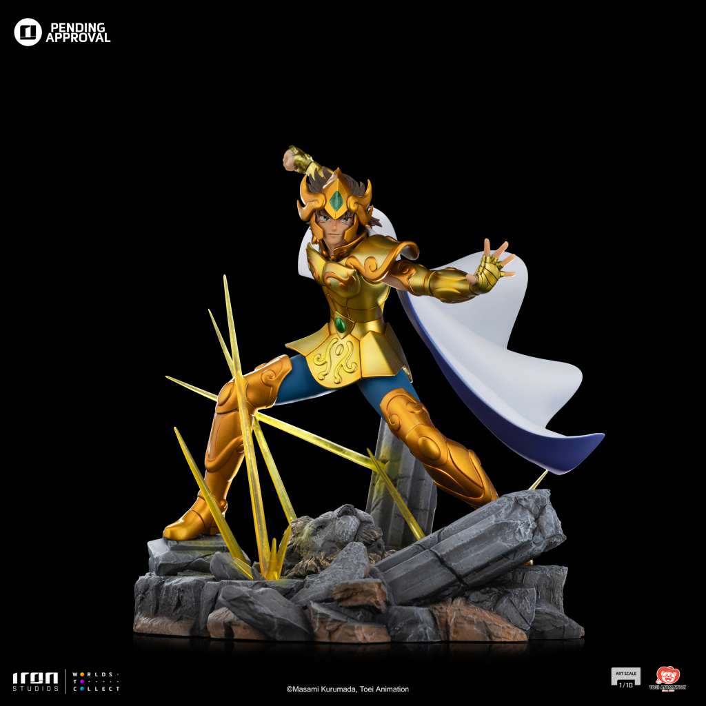 SAINT SEIYA - Leo Aiolia - Statuette Art Scale 1-10 23cm