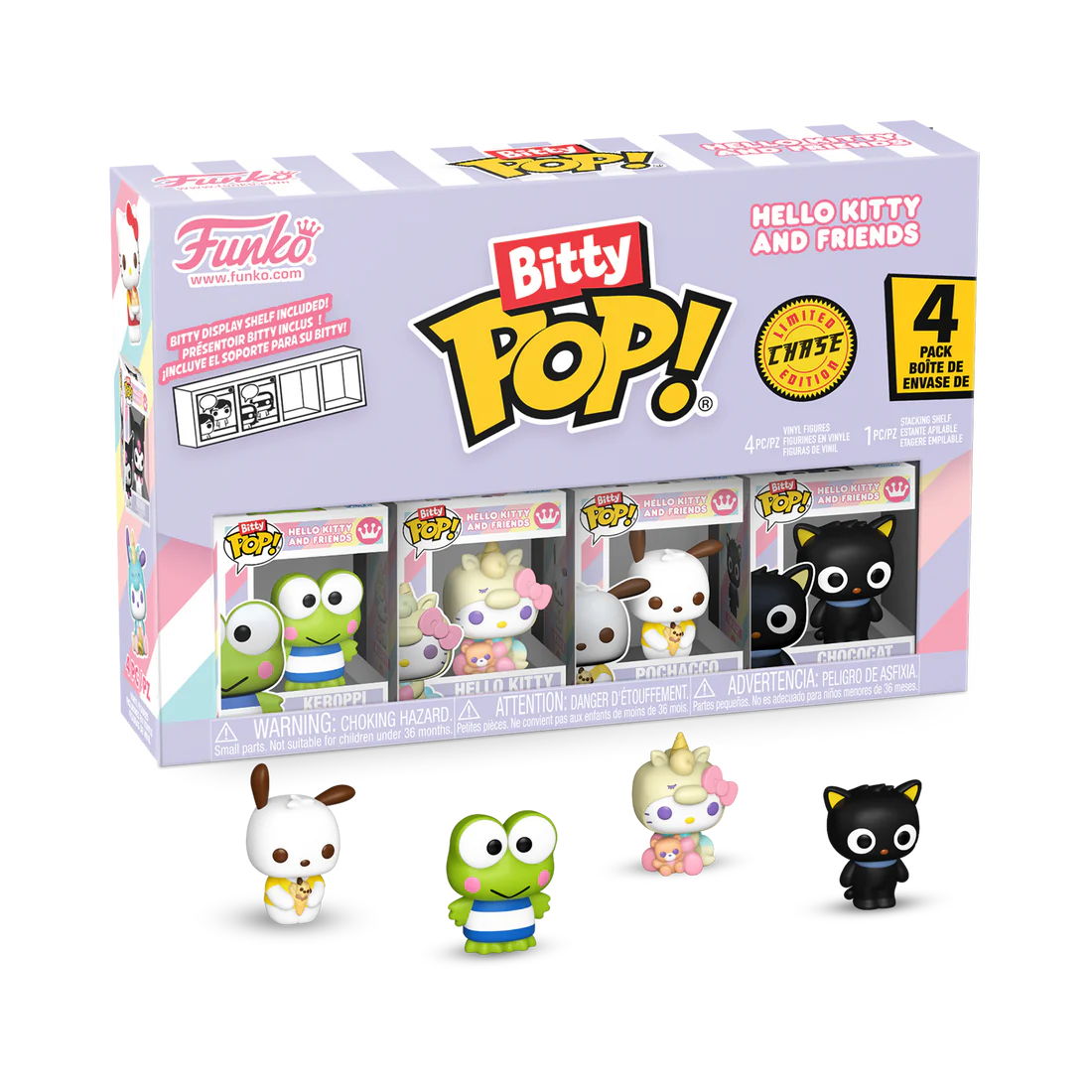 SANRIO - Bitty Pop 4 Pack 2.5cm - Keroppi