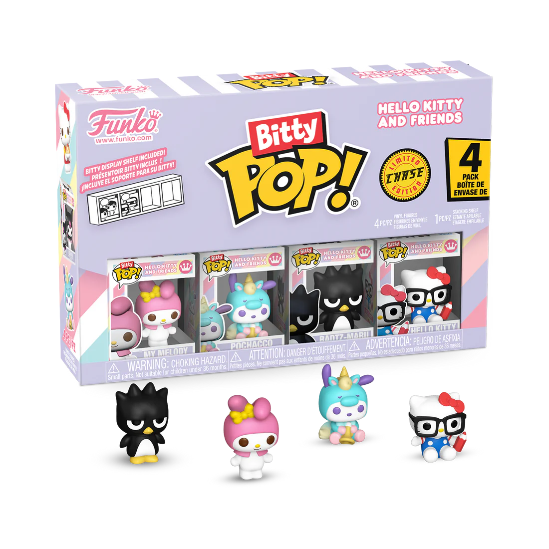 SANRIO - Bitty Pop 4 Pack 2.5cm - My Melody