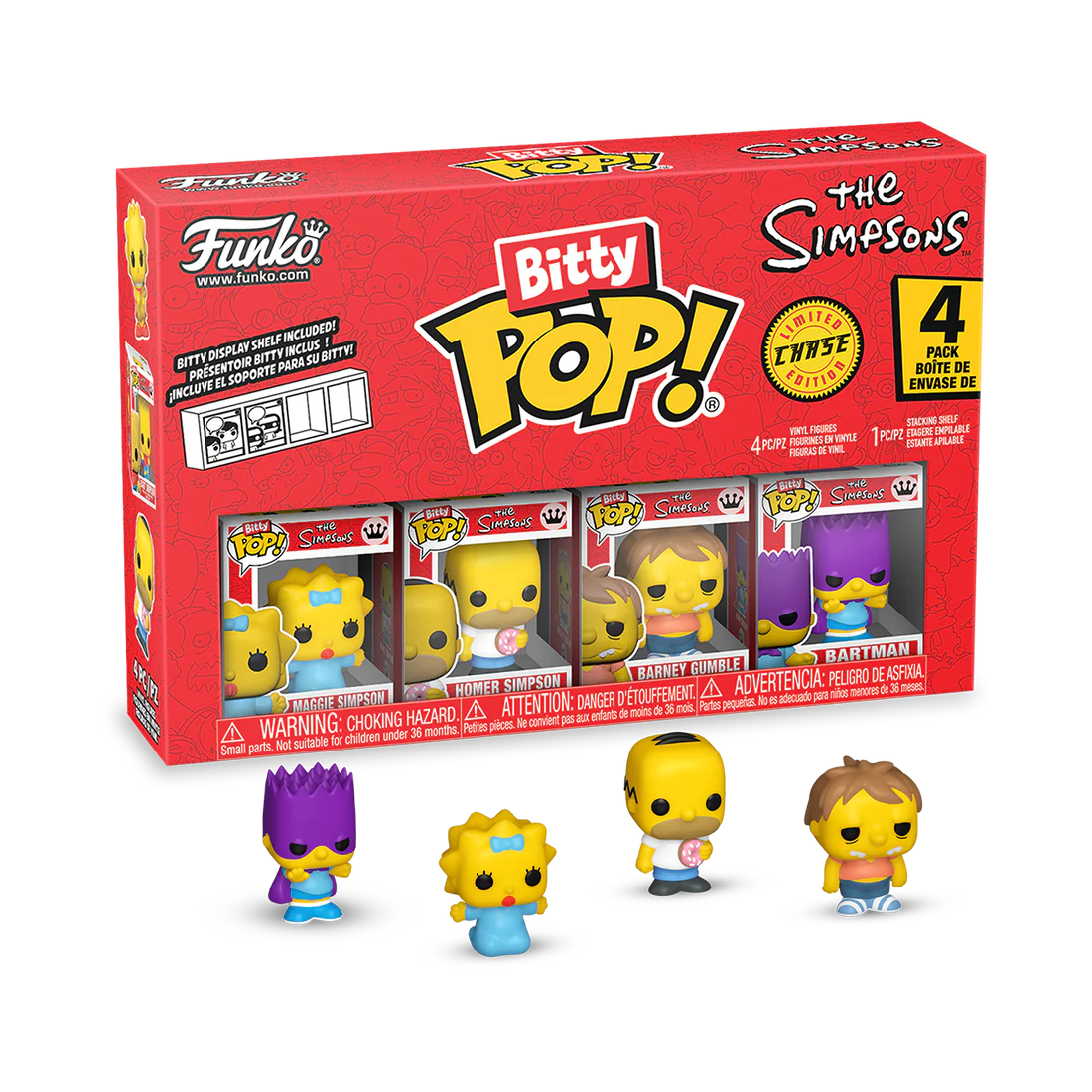 SIMPSONS - Bitty Pop 4 Pack 2.5cm - Maggie