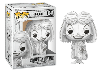SKETCHED - POP Disney N° 1647 - Cruella d'Enfer