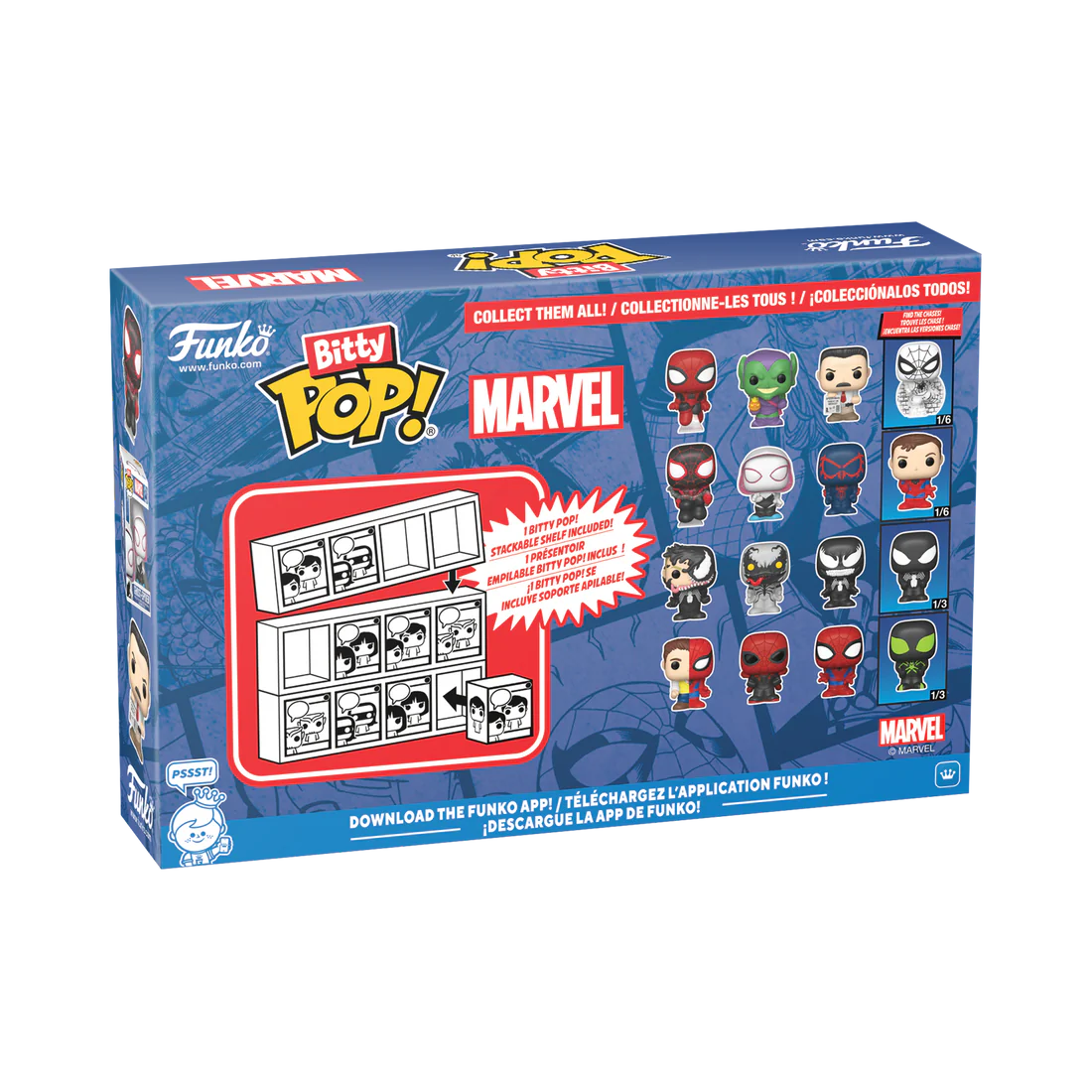 SPIDER-MAN - Bitty Pop 4 Pack 2.5cm - Spider-Man