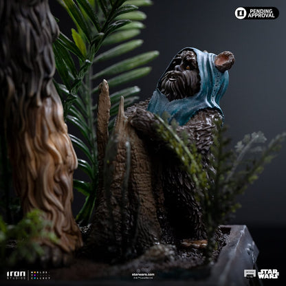 STAR WARS VI - Chewbacca & Tokkat - Statuette Art Scale 1/10 22.4cm